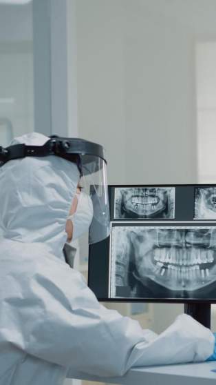 Žandikaulio 3D tomografija